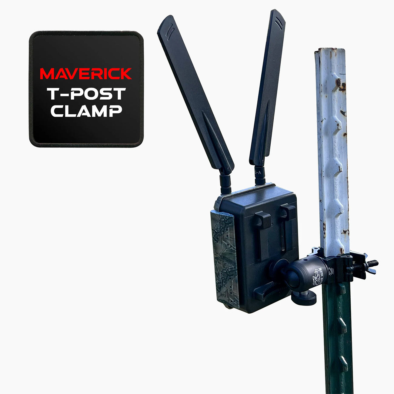 Which way does this mount have to be positioned on the T-post?