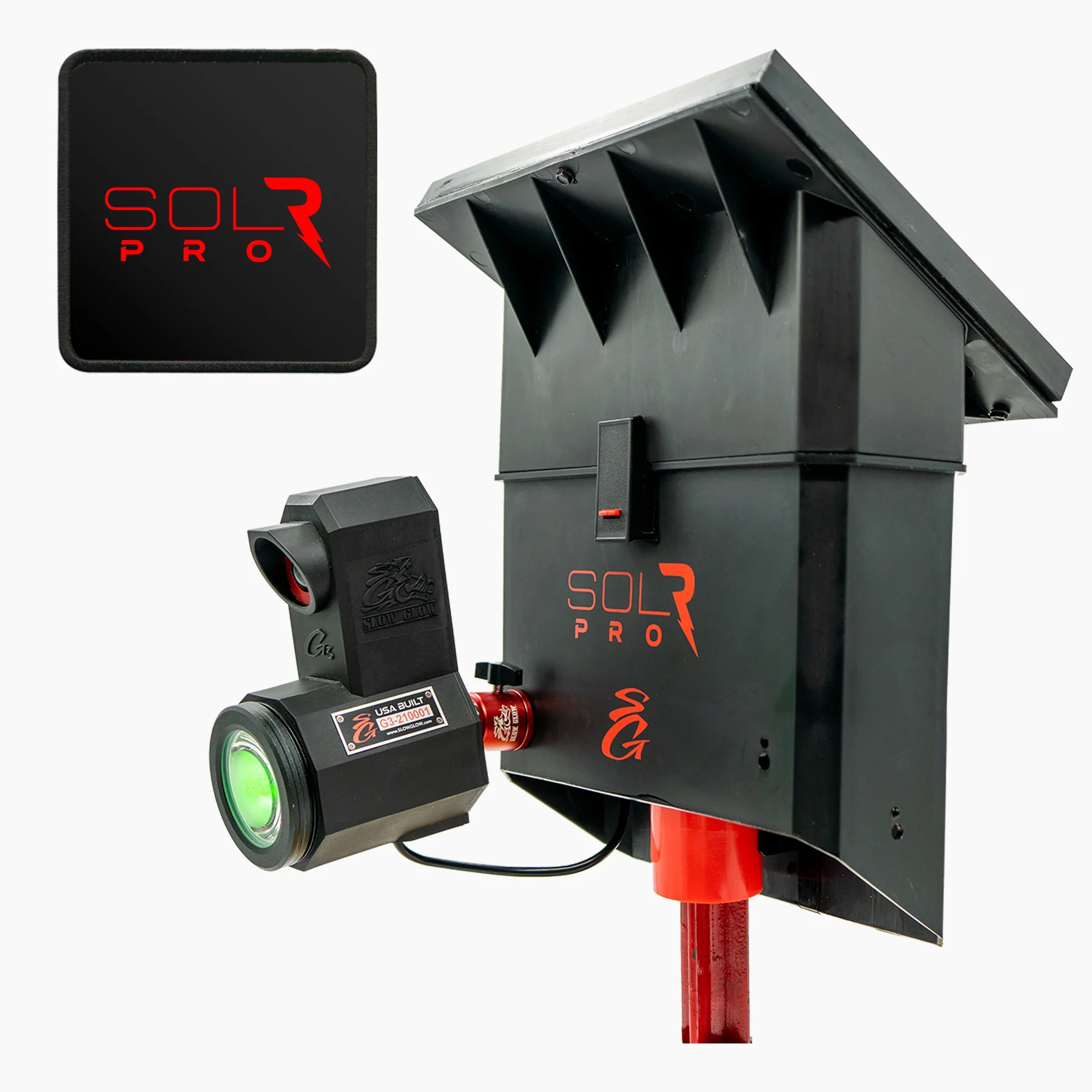 My slo glow Sol R has been mounted on a t post for about 1 yr. Its like brand new & just stopped coming on.